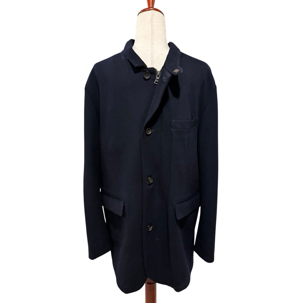 Brooks Brothers Loro Piana Storm System Brookstorm‎ Overcoat Navy Men's Large
